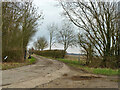 Private farm road off Bovingdon Road