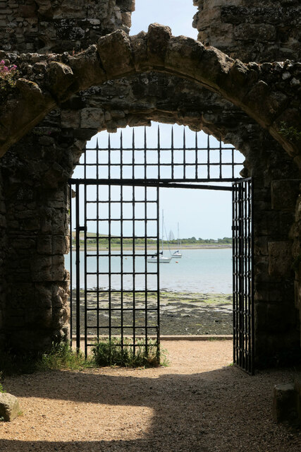 The Sea Gate Portchester Castle © Peter Jeffery :: Geograph Britain and ...