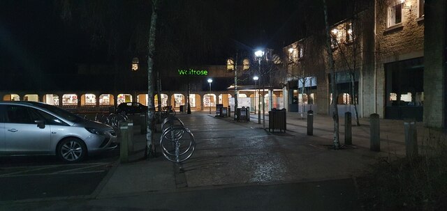 Waitrose car park, Witney © Helen Steed :: Geograph Britain and Ireland