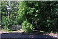 Entrance to Lower Plantation wood, Flaunden Lane