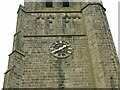 Clock dial of the former St Luke