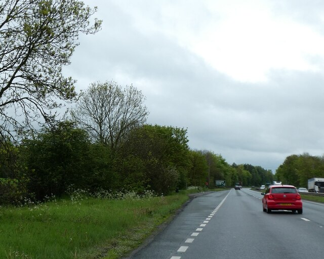 Lay-by north of Bersham on A483 © David Smith cc-by-sa/2.0 :: Geograph ...