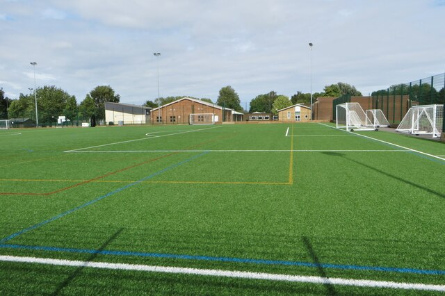 Melbourn Village College Sports field © Philip Jeffrey cc-by-sa/2.0 ...