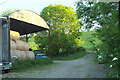 Track and barn by the B3146