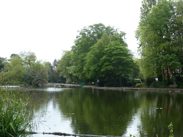 Lake in Ashton Park, West Kirby © David Smith :: Geograph Britain and ...