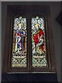SO6693 : Window inside St. Gregory's church (Morville) by Fabian Musto