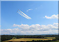 Red Arrows over Moray