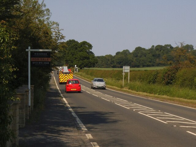 Fire engine on Wetherby Road © Stephen Craven :: Geograph Britain and ...