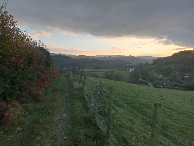 View over Dyfi valley