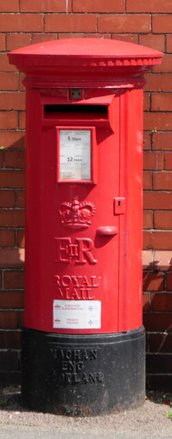 Post box, Church Street (B5109),... © habiloid :: Geograph Britain and ...