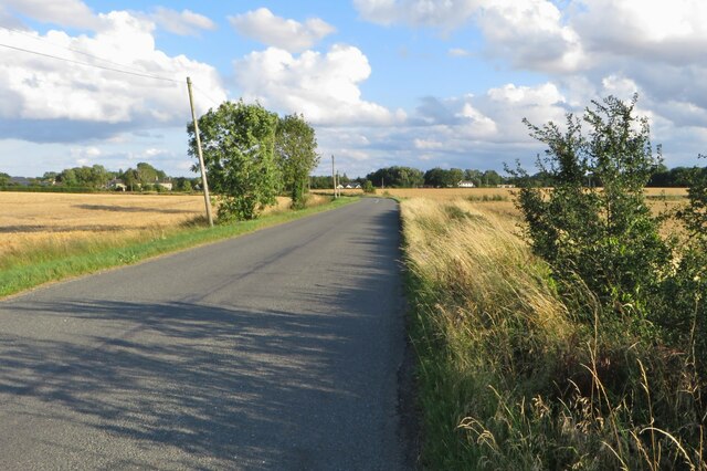 Orwell Road approaching Barrington © Philip Jeffrey :: Geograph Britain ...