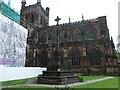 SJ4066 : Chester war memorial outside the cathedral by David Smith