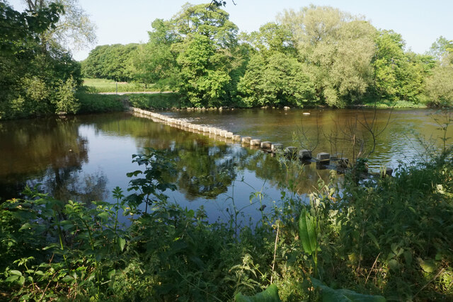 Stepping Stones Across The River Wharfe © Bill Boaden Cc By Sa20