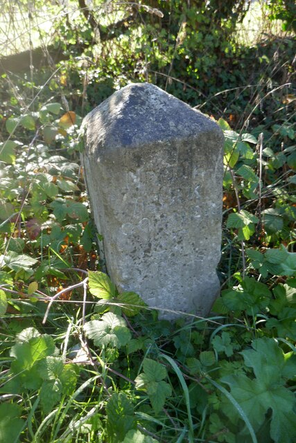 Old Milestone by the B3022, Bracknell Road, Hayley Green