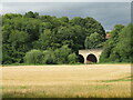 Across fields to Linton Bridge