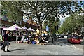 TL1407 : Street market, St Albans by Robin Stott