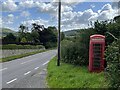 Telephone box by the B4396