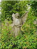 SE1730 : Battered angel in Bowling Cemetery, Bradford by Humphrey Bolton