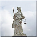 TM3389 : Justice on Bungay Buttercross by Adrian S Pye