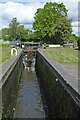 SO8594 : Awbridge Lock north-west of Wombourne in Staffordshire by Roger  D Kidd