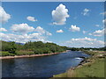 Great Glen Way passing a river at Inverlochy