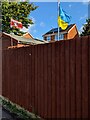 Two flags, Stonehouse, Gloucestershire