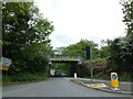 SO8472 : Torton railway bridge over A450 by David Smith