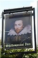 SP1551 : Inn sign to the Shakespeare Inn by Philip Halling