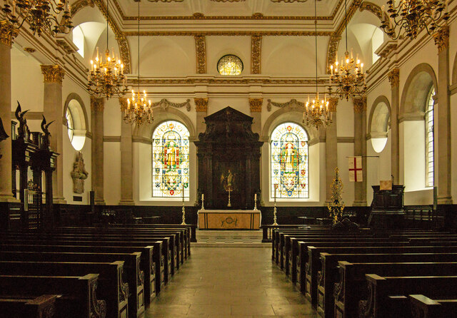 City Of London : Interior, Church Of St... © Jim Osley Cc-by-sa/2.0 ...