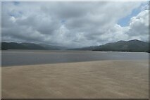 SH6215 : Sands below Barmouth Viaduct by DS Pugh