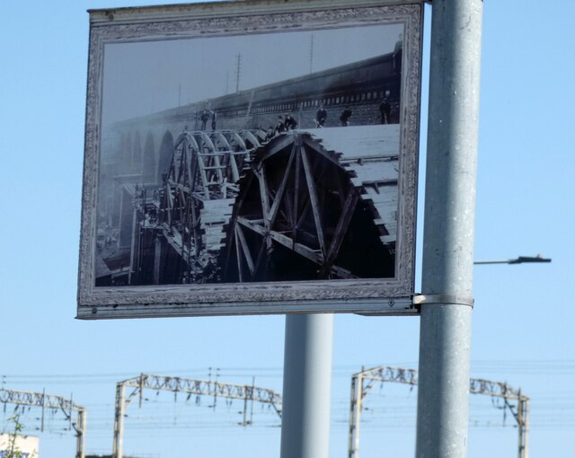 Constructing Stockport Viaduct © Gerald England :: Geograph Britain and ...