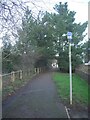 SS9081 : Path at Wildmill, Bridgend on National Cycle Network Route 885 by eswales