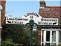 Shipston-on-Stour - Church Street Milepost