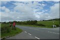 Post box on the A496