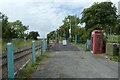 Phone box at Pensarn Station