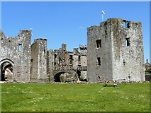 SO4108 : Raglan Castle [1] by Michael Dibb