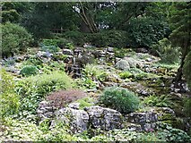 SE0661 : Parcevall Hall: rock garden by Stephen Craven