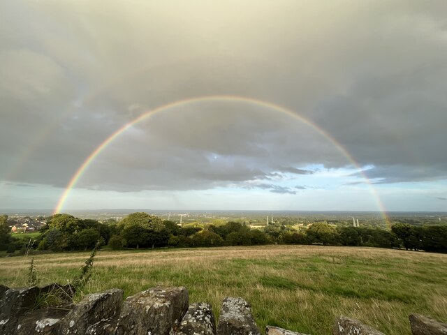 Double rainbow glory