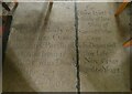 St Mary, Winterbourne Gunner: ledger slabs