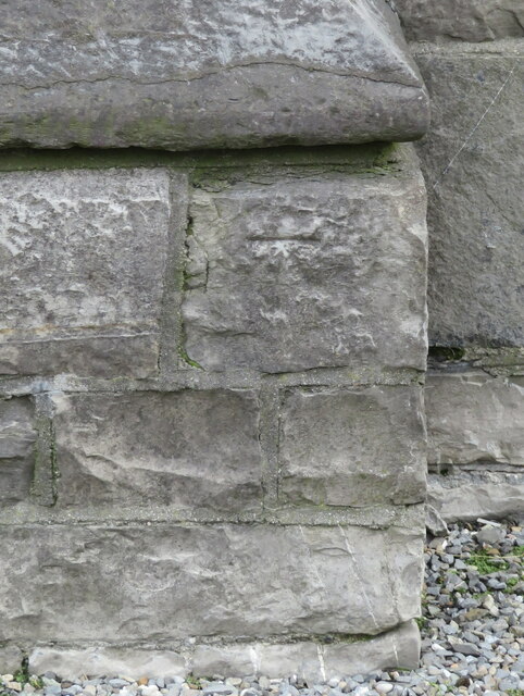 Benchmark on St Mary's Chapel of Ease, Mountjoy Street
