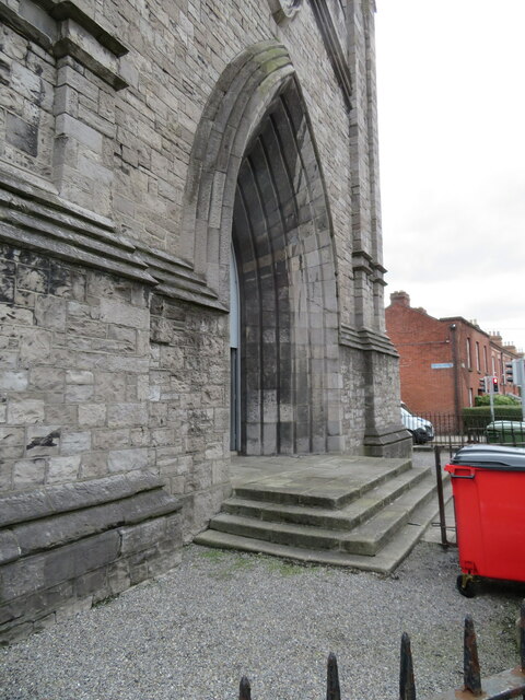 The entrance to St Mary's Chapel of Ease, Mountjoy Street