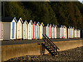 Beach huts at Shanklin