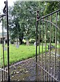 Through the cemetery gates