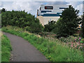 Path beside the Brock Burn near the Silverburn Shopping Centre