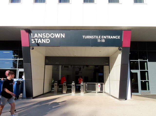 Turnstiles to the Lansdown Stand at... © Steve Daniels :: Geograph ...