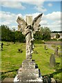 Angel statue for Daniel Calvert and his wife, Batley Cemetery