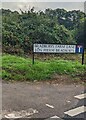 Bilingual lane name sign in rural Monmouthshire