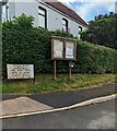 Station Road noticeboard, Portskewett, Monmouthshire