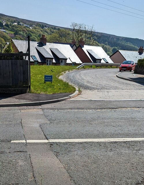 Junction Of Varteg Road And Rowan Way,... © Jaggery :: Geograph Britain ...