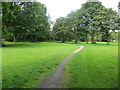 Pathway through Beechwood Park, Holmfield